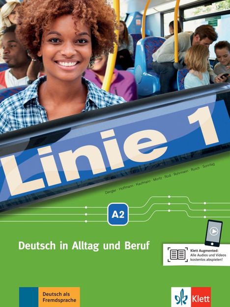 Stefanie Dengler: Linie 1 A2. Kurs- und Übungsbuch mit Audios und Videos, Buch