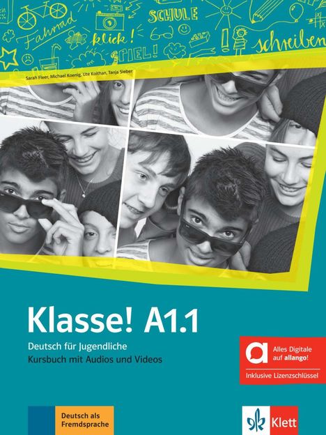 Klasse! A1.1 - Hybride Ausgabe allango, 1 Buch und 1 Diverse