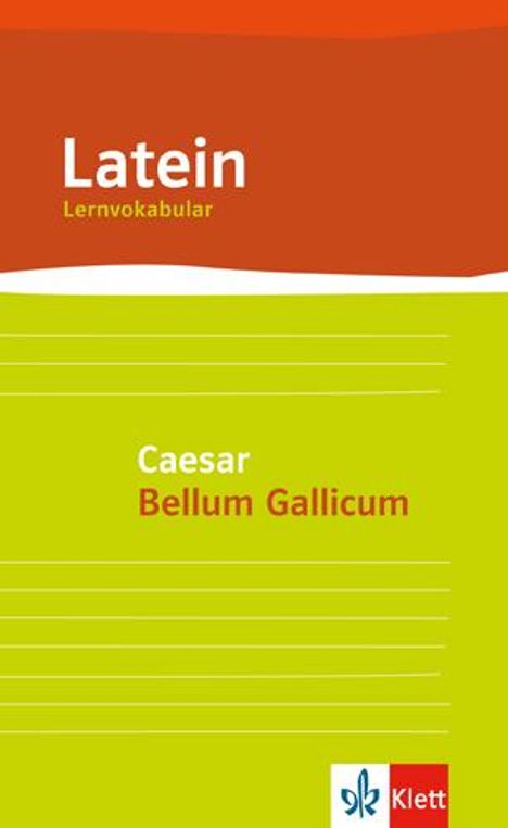 Gottfried Bloch: Lernvokabular zu Caesar "Bellum Gallicum", Buch