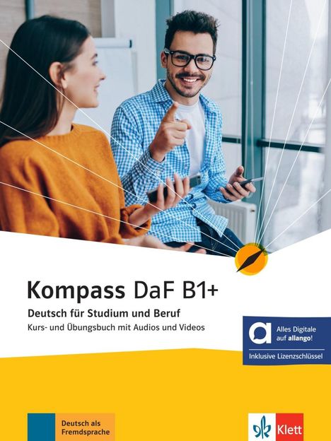 Kompass DaF B1+ - Hybride Ausgabe allango, 1 Buch und 1 Diverse