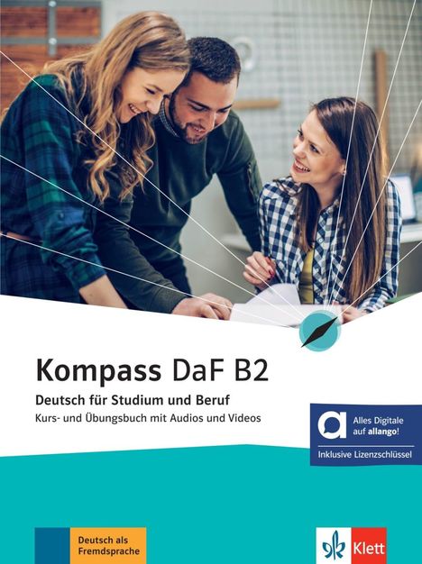 Kompass DaF B2 - Hybride Ausgabe allango, 1 Buch und 1 Diverse