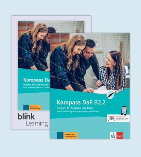 Birgit Braun: Kompass DaF B2.2 - Media Bundle, 1 Buch und 1 Diverse