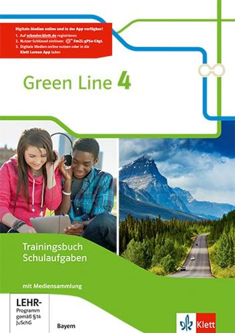 Green Line 4. Ausgabe Bayern. Trainingsbuch Schulaufgaben, Heft mit Lösungen und CD-ROM 8. Klasse, 1 Buch und 1 Diverse