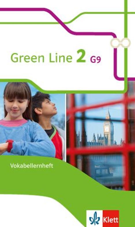 Green Line 2 G9. Vokabellernheft. Neue Ausgabe, Buch