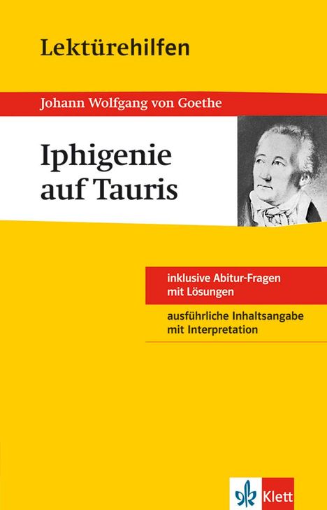 Johann Wolfgang von Goethe: Lektürehilfen. Iphigenie auf Tauris, Buch