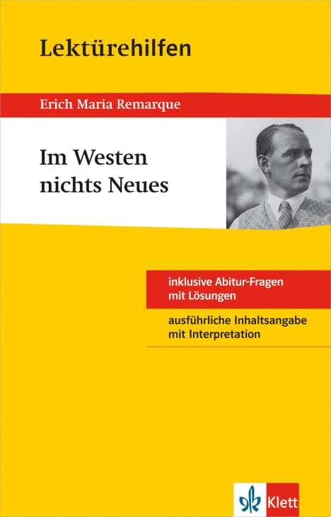Erich M. Remarque: Lektürehilfen "Im Westen nichts Neues", Buch