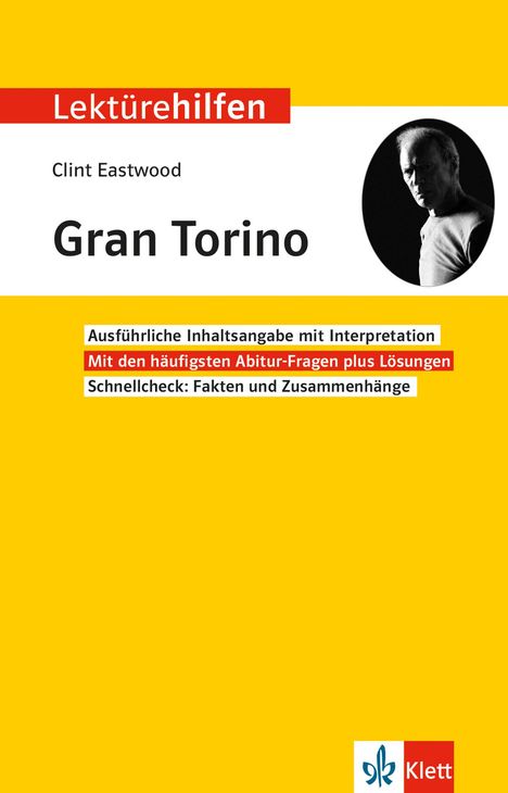 Lektürehilfen Clint Eastwood "Gran Torino", Buch