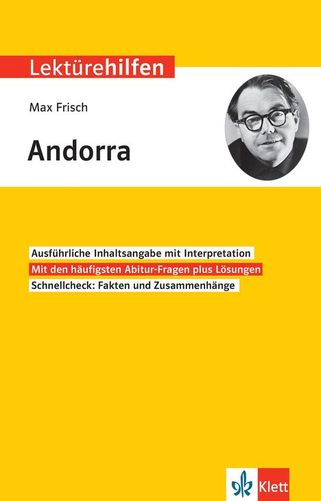 Lektürehilfen Max Frisch, Andorra, Buch