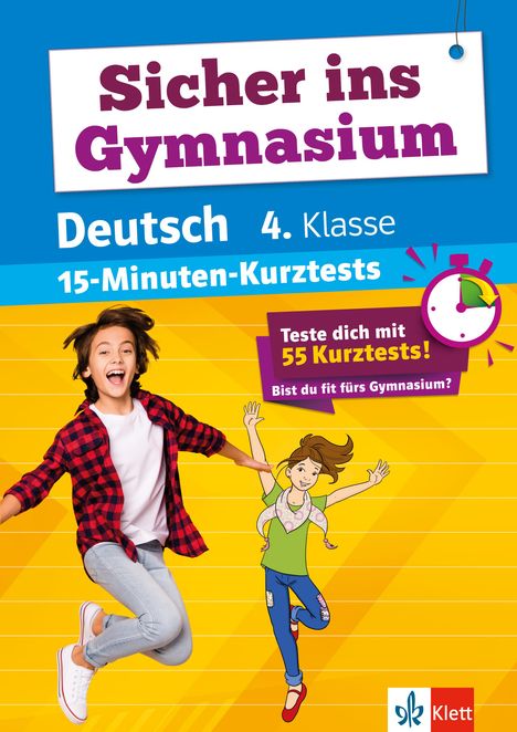 Sicher ins Gymnasium 15-Minuten-Kurztests Deutsch 4. Klasse, Buch