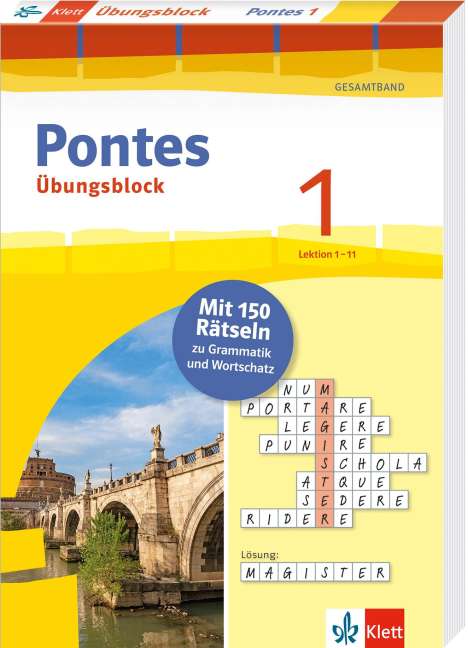 Pontes 1 Gesamtband (ab 2020) - Übungsblock zum Schulbuch 1. Lernjahr. Lektion 1-11, Buch