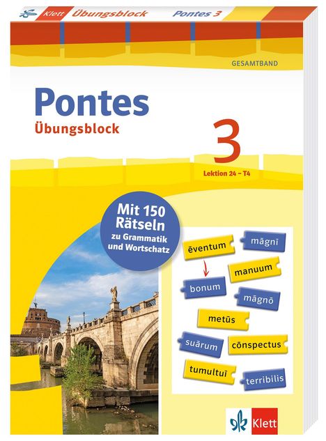 Pontes 3 Gesamtband (ab 2020) - Übungsblock zum Schulbuch, 3. Lernjahr, Buch