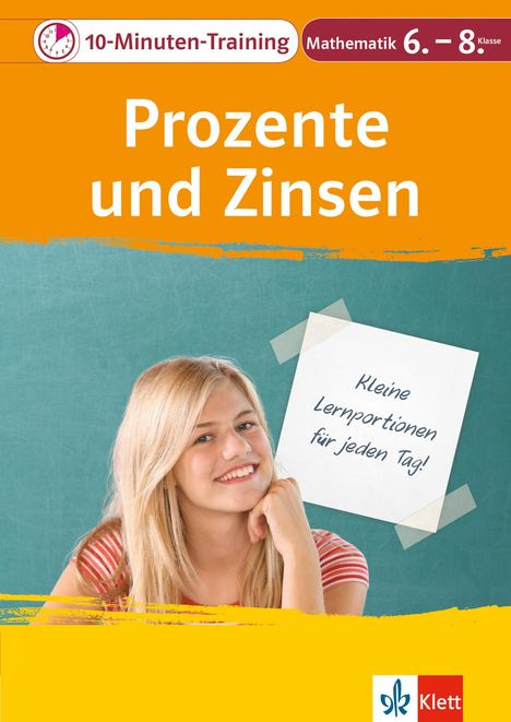 10-Minuten-Training Prozente und Zinsen. Mathematik 6.-8. Klasse, Buch