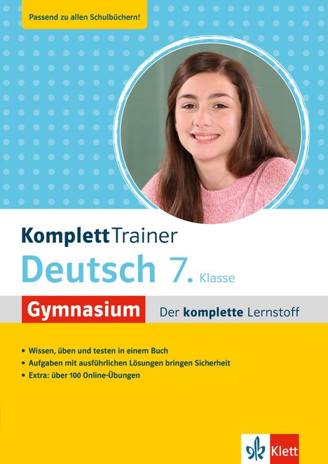 Klett KomplettTrainer Gymnasium Deutsch 7. Klasse, Buch