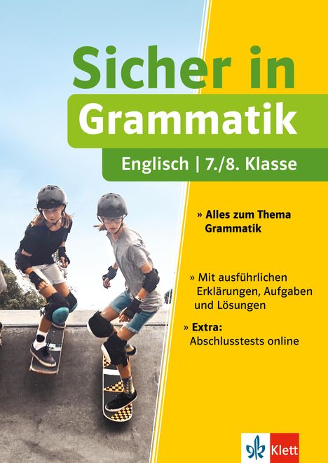 Klett Sicher in Englisch Grammatik 7./8. Klasse, Buch