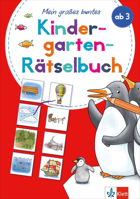 Klett Mein großes buntes Kindergarten-Rätselbuch, Buch