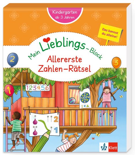 Klett Mein Lieblings-Block Allererste Zahlen-Rätsel, Buch