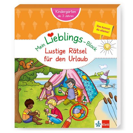 Klett Mein Lieblings-Block Lustige Rätsel für den Urlaub, Buch