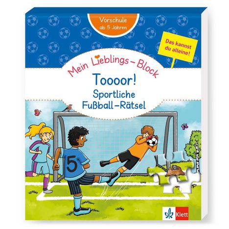 Klett Mein Lieblings-Block Toooor! Sportliche Fußball-Rätsel, Buch