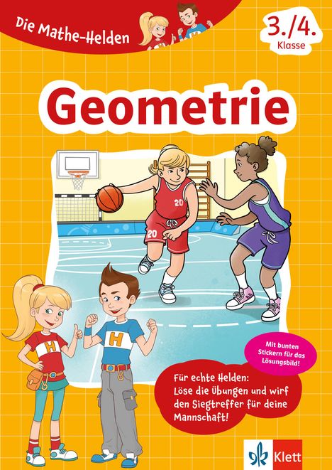 Klett Die Mathe-Helden: Geometrie 3./4. Klasse, Buch