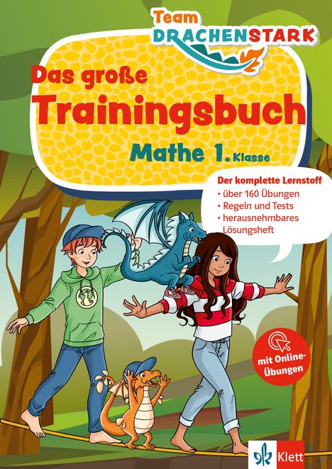 Klett Team Drachenstark: Das große Trainingsbuch Mathe 1. Klasse, Buch