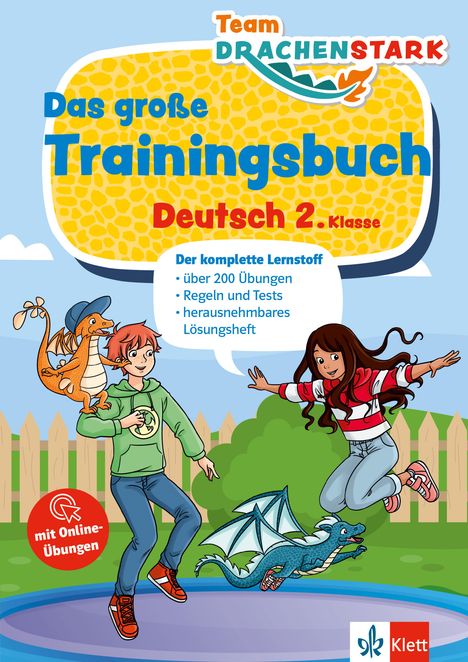 Team Drachenstark: Das große Trainingsbuch Deutsch 2. Klasse, Buch