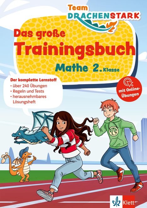 Klett Team Drachenstark: Das große Trainingsbuch Mathe 2. Klasse, Buch