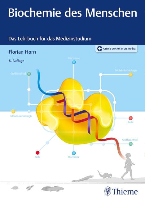 Florian Horn: Biochemie des Menschen, 1 Buch und 1 Diverse
