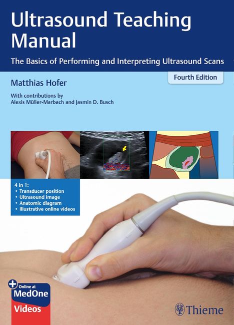 Matthias Hofer: Ultrasound Teaching Manual, 1 Buch und 1 Diverse