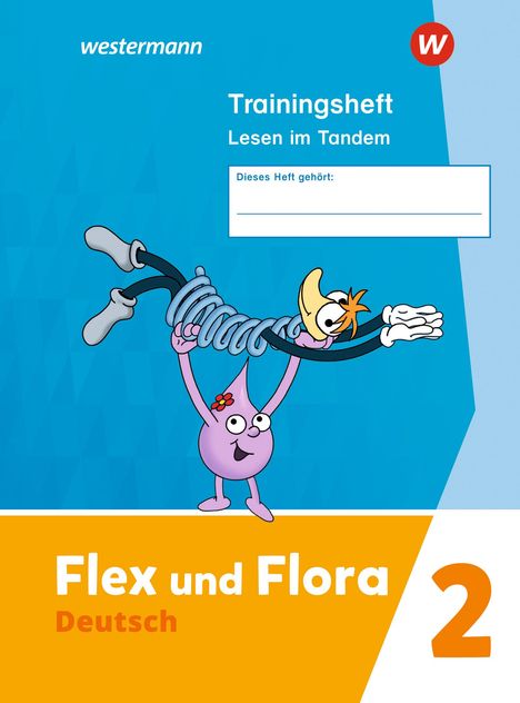 Flex und Flora 2. Trainingsheft Lesen im Tandem, 1 Buch und 1 Diverse