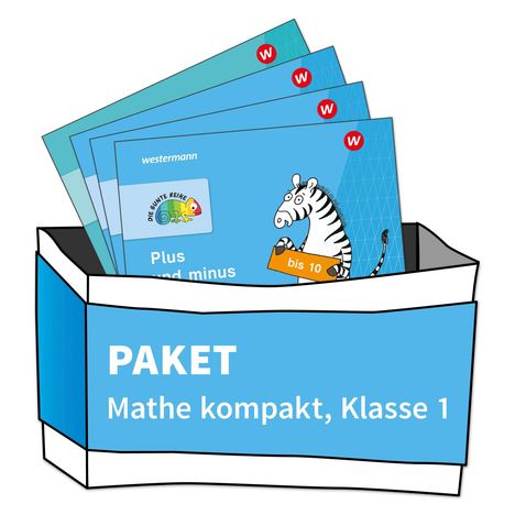 DIE BUNTE REIHE - Mathematik. Paket Mathe kompakt Klasse 1, Buch