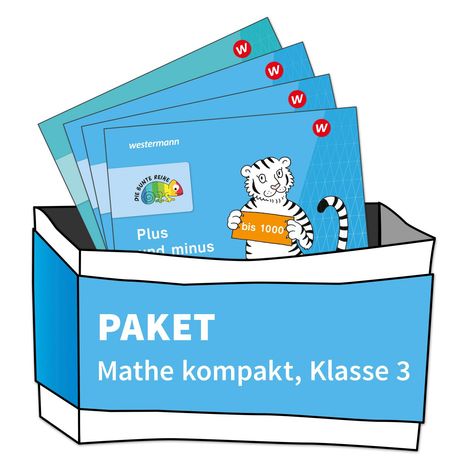 DIE BUNTE REIHE - Mathematik. Paket Mathe kompakt Klasse 3, Buch