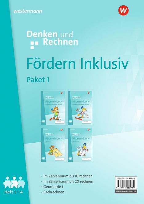 Fördern Inklusiv. Hefte 1-4 im Paket Denken und Rechnen, Buch