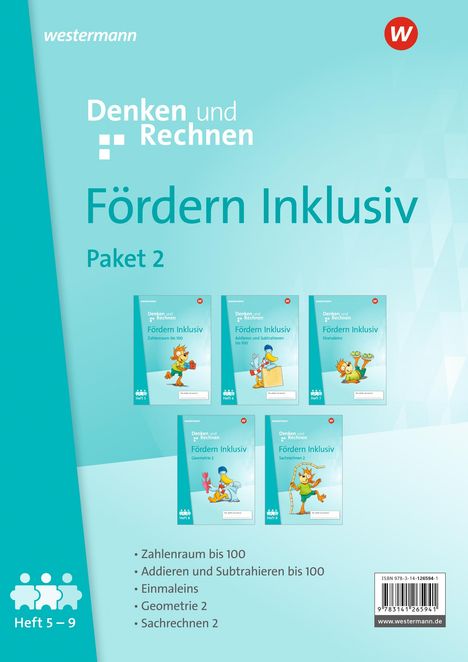 Fördern Inklusiv. Hefte 5-9 im Paket Denken und Rechnen Ausgabe 2024, Buch