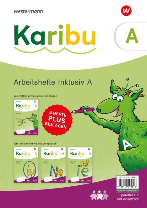 Karibu. Arbeitshefte Inklusion A 4 Hefte im Paket (Wir-Hefte und Ich-Hefte) plus Beilagen, Buch