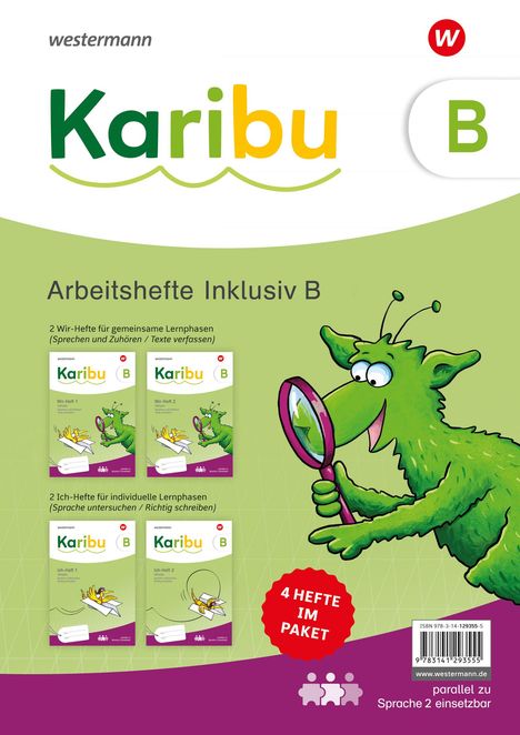 Karibu. Arbeitsheft Inklusion B 4 Hefte im Paket Ausgabe 2024, Buch