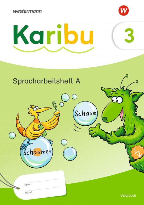 Karibu. Spracharbeitshefte 3 DS (Heft A + B) Verbrauch. Druckschrift, Buch