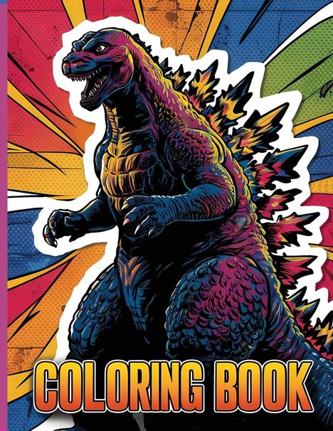 Yvette Devost: Godzilla Coloring Book, Buch