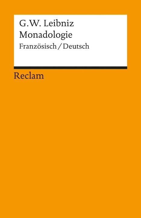 Gottfried Wilhelm Leibniz: Monadologie, Buch