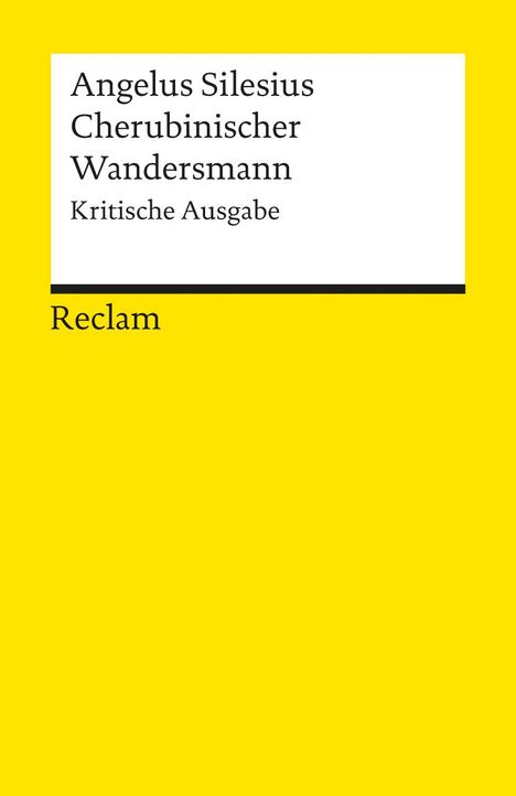 Angelus Silesius: Cherubinischer Wandersmann, Buch