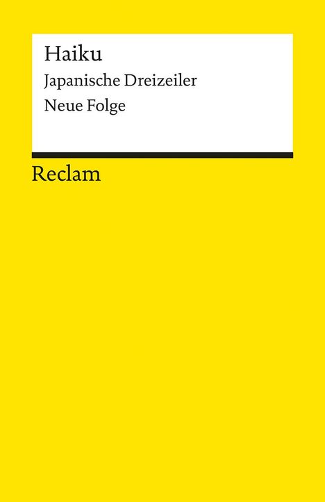 Haiku. Neue Folge, Buch