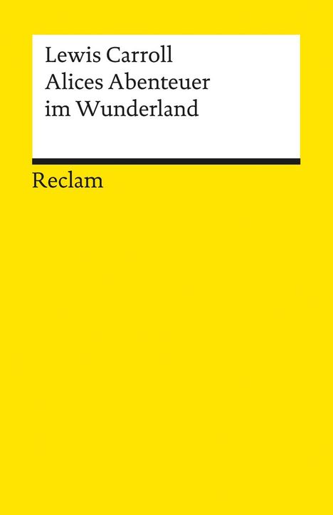 Lewis Carroll: Alices Abenteuer im Wunderland, Buch