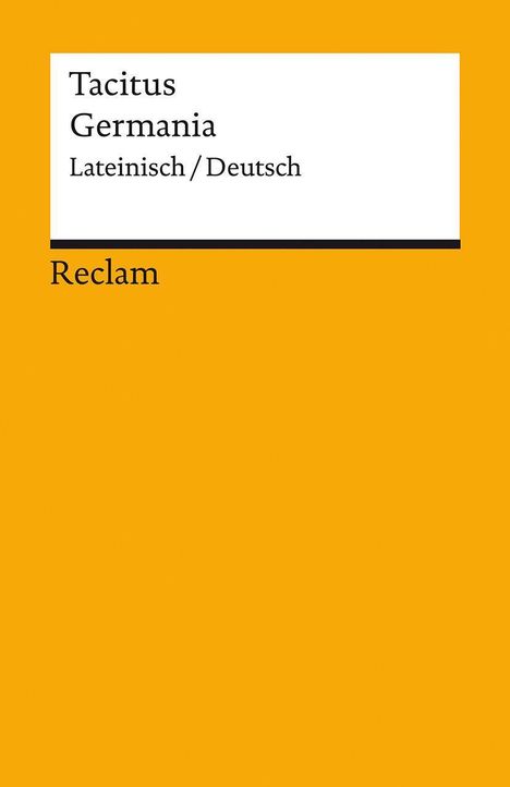 Tacitus: Germania. Lateinisch/Deutsch, Buch