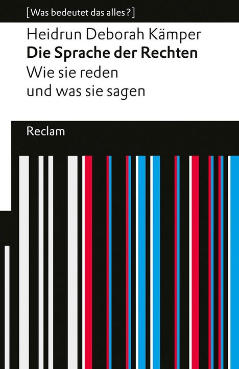 Heidrun Deborah Kämper: Die Sprache der Rechten, Buch