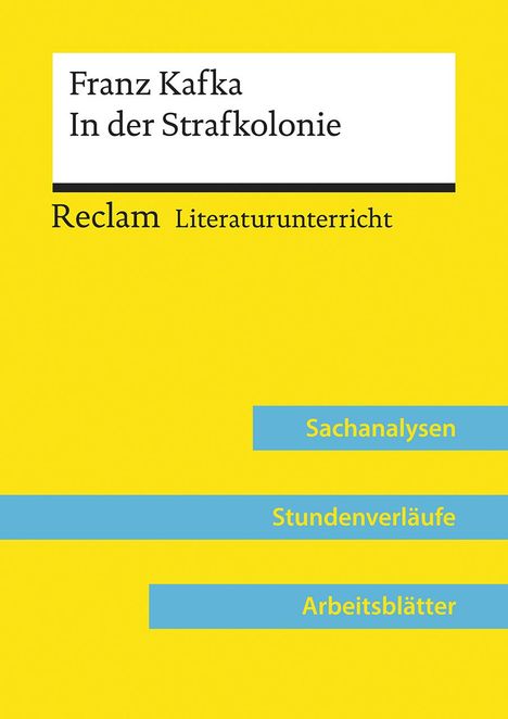Ulf Abraham: Franz Kafka: In der Strafkolonie (Lehrerband), Buch