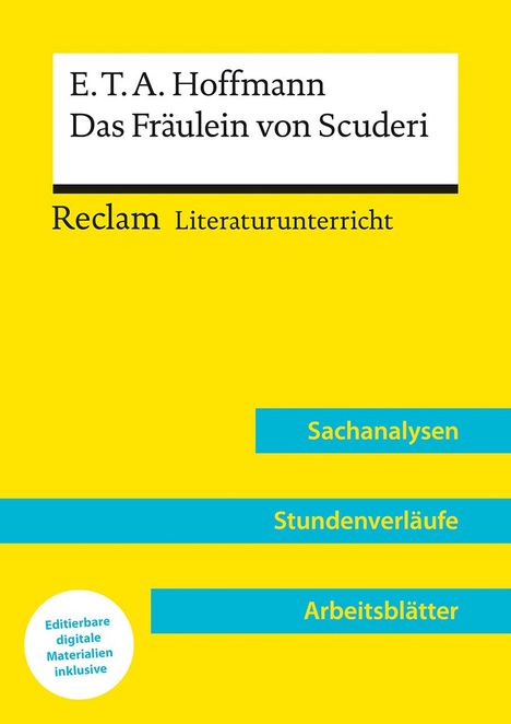 Yomb May: E.T.A. Hoffmann: Das Fräulein von Scuderi (Lehrerband) | Mit Downloadpaket (Unterrichtsmaterialien), Buch