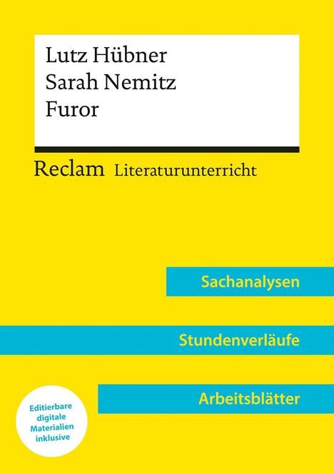 Anke Christensen: Lutz Hübner / Sarah Nemitz: Furor (Lehrerband), Buch