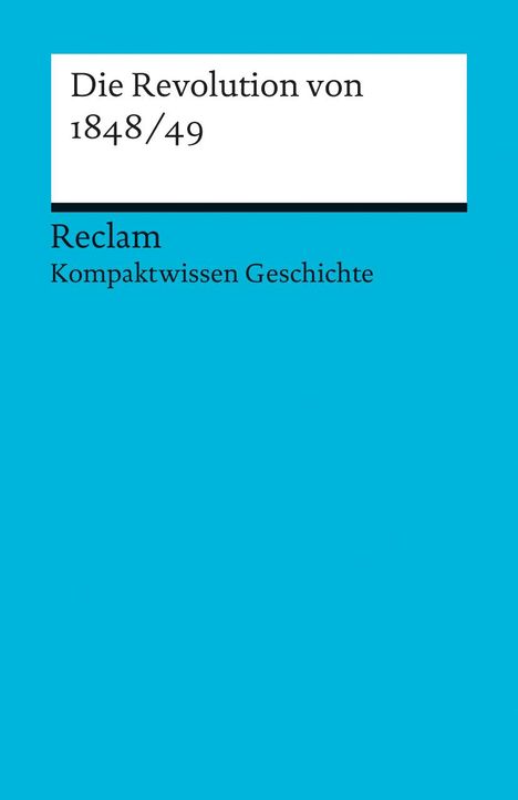 Hartmann Wunderer: Die Revolution von 1848/49, Buch