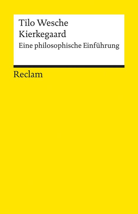 Tilo Wesche: Kierkegaard, Buch