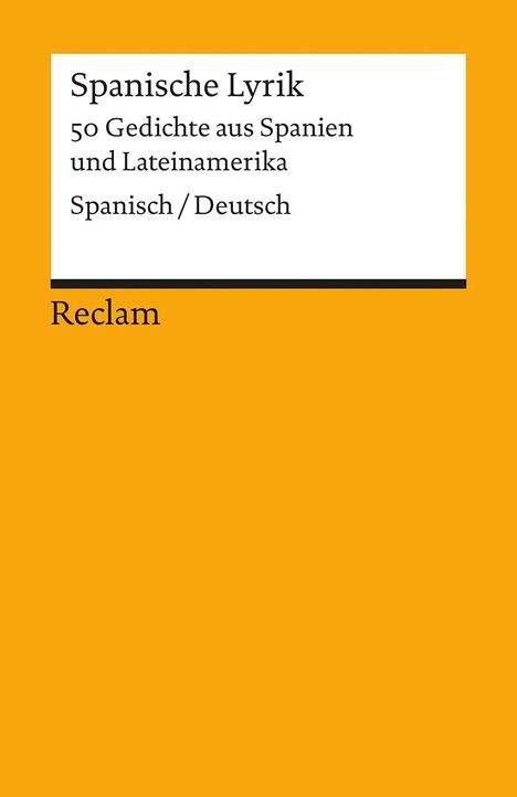 Spanische Lyrik, Buch