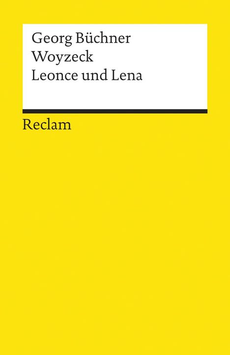 Georg Büchner: Woyzeck /Leonce und Lena, Buch